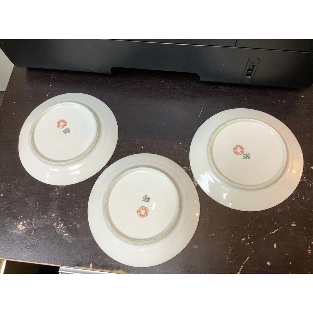 CH Field Haviland Limoges France 5.5” plates Set Of 4 GDA Decorator Mark